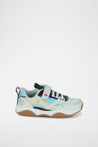 Baskets en cuir Grip Pearl x Carapuce Pokémon - Gris
