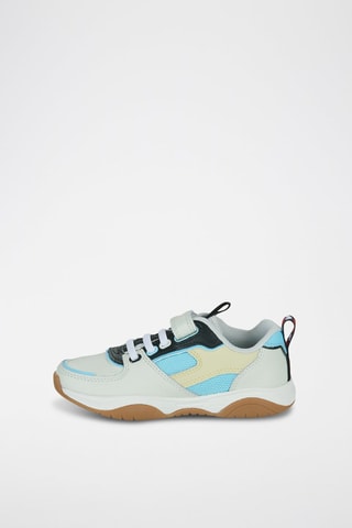Baskets en cuir Grip Pearl x Carapuce Pokémon - Gris