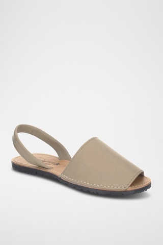 Minorchine in pelle - Beige