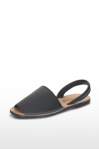 Minorchine in pelle - Nero