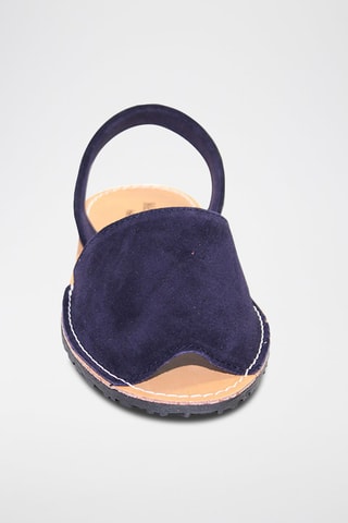 Minorchine in pelle - Blu