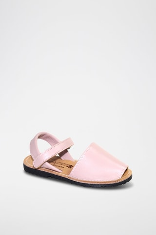 Minorchine in pelle - Rosa