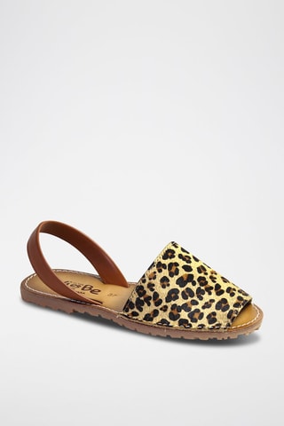 Minorchine in pelle - Marrone