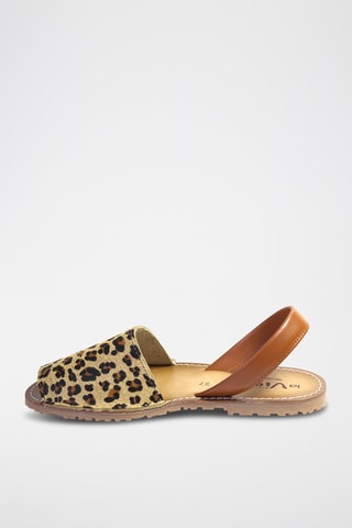 Minorchine in pelle - Marrone