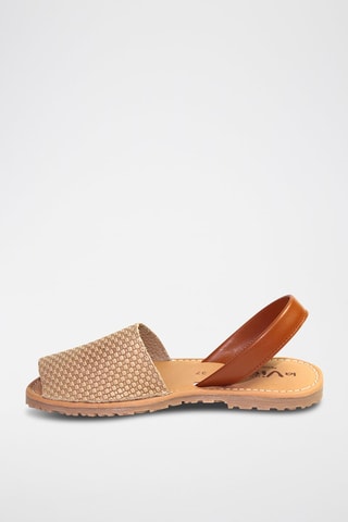 Minorchine in pelle - Beige