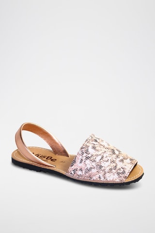 Minorchine in pelle - Rosa