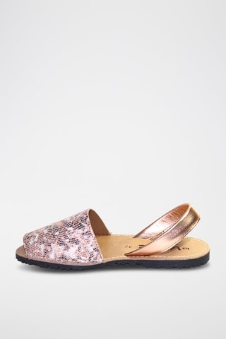 Minorchine in pelle - Rosa