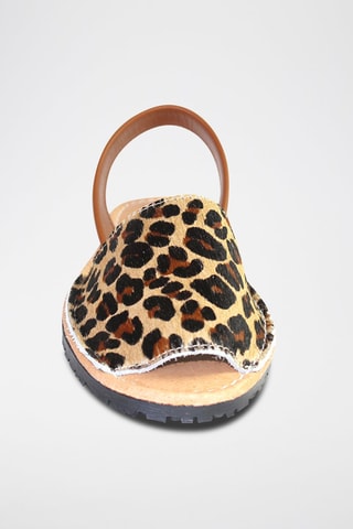 Minorchine in pelle - Marrone