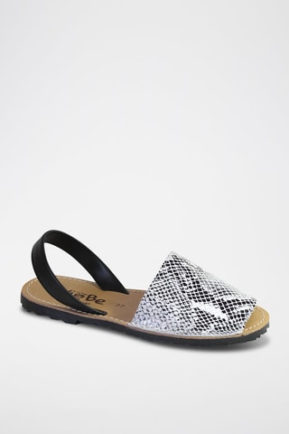 Minorchine in pelle - Nero