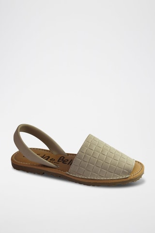 Minorchine in pelle - Beige