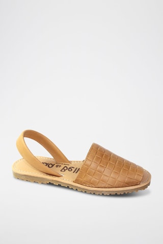 Minorchine in pelle - Marrone