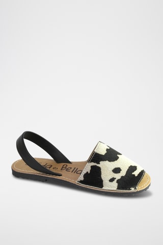 Minorchine in pelle - Nero e bianco