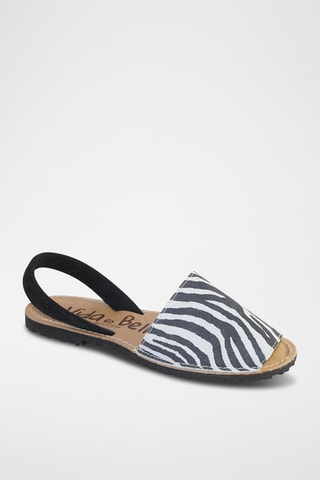 Minorchine in pelle - Nero e bianco