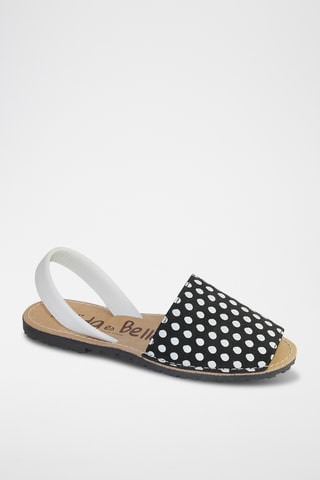 Minorchine in pelle - Nero e bianco
