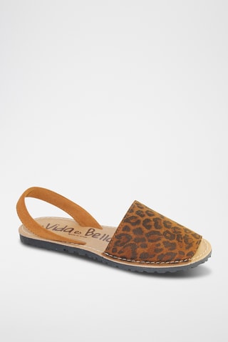 Minorchine in pelle - Marrone