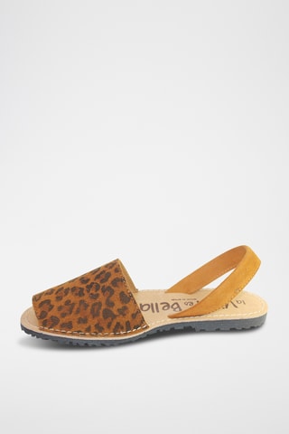 Minorchine in pelle - Marrone