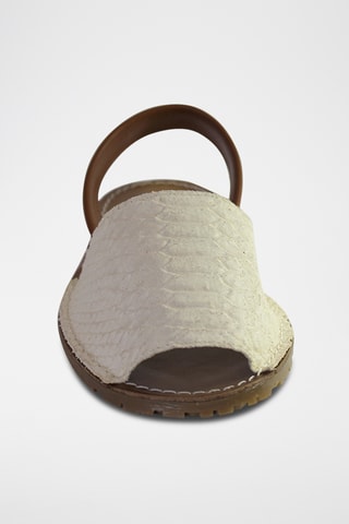 Minorchine in pelle - Bianco