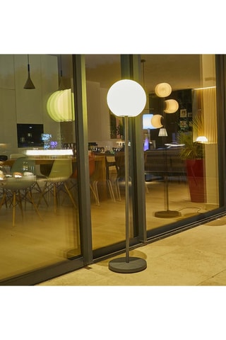 Lampara de pie LED Luny tall - Blanco y negro