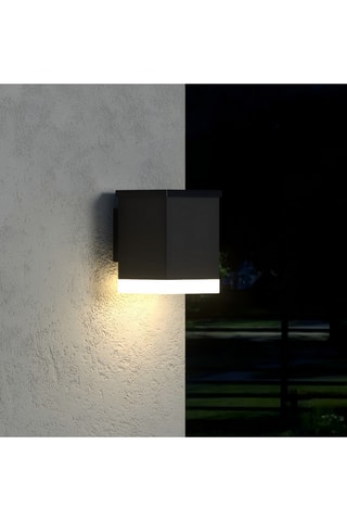 Ledsolarwandlamp Sunbox - Zwart - 2,2 W