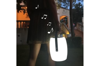 Lámpara portátil altavoz Bluetooth inalámbrica LED Lucy Play - Multicolor - 2,4 W