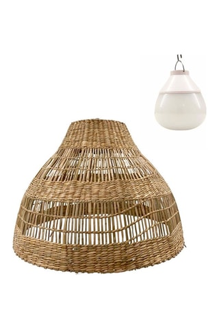 Lámpara de techo con bombilla LED portátil