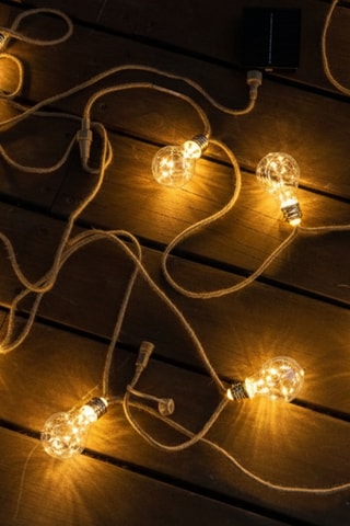 Guirlande lumineuse LED Fantasy Star Cord Solar - Blanc chaud - 0,45 W