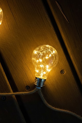 Guirlande lumineuse LED Fantasy Star Cord Solar - Blanc chaud - 0,45 W