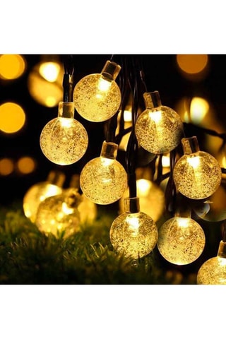 Guirnalda de luces solar 20 LED Festy white - 5,8 m