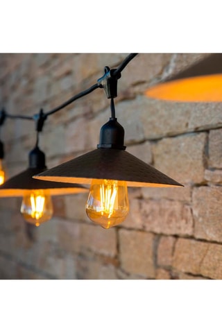Guirnalda de luces LED Mini Hawai - Blanco cálido - 10 x 3 W