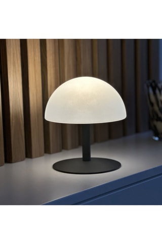 Lámpara LED Neptune Rock - Gris y blanco