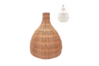Lámpara de techo LED de ratán Bella - Natural - 6 W