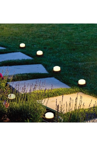 10 minibalizas solares LED Soliray - Negro - 10 x 5 W