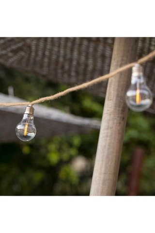 Guirnalda de exterior LED Wavy - Blanco cálido