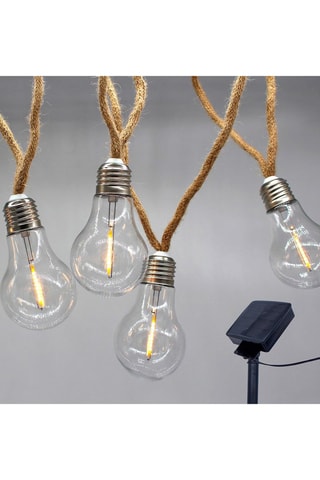Guirnalda de exterior LED Wavy - Blanco cálido