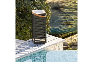 Farol solar LED Ferian - Negro