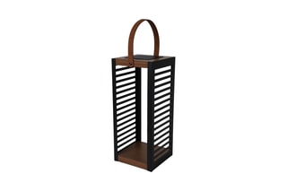 Farol solar LED Ferian - Negro
