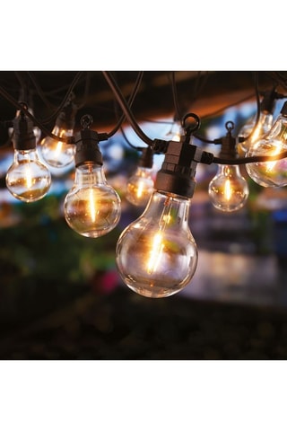 Guirnalda de exterior LED Hawaii Light - Blanco cálido