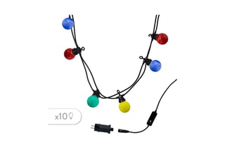 2 guirnaldas LED Party Guinguette - Multicolor