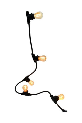 Guirnalda de luces de interior y exterior LED de red eléctrica Vinty Light Solar - Blanco cálido