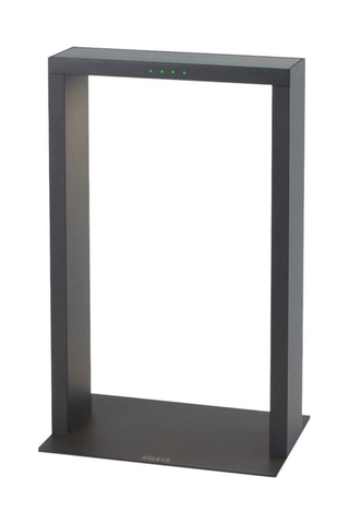Farola solar de aluminio AXIS MINI Negro A40 cm