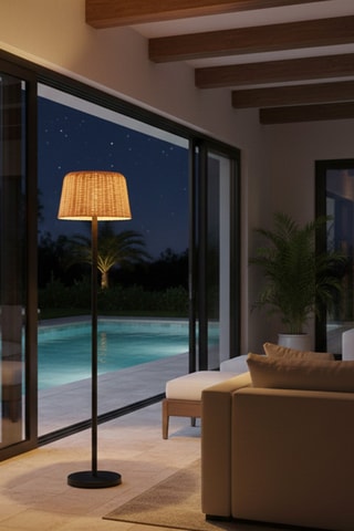Ledsolarstaanlamp Mateo - Warmwit - 2 W