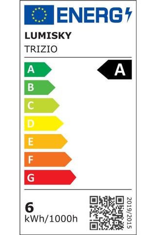 Ledtafellamp Trizio - 2,2 W - Zwart - gebruiksduur van 12 uur - Klasse A
