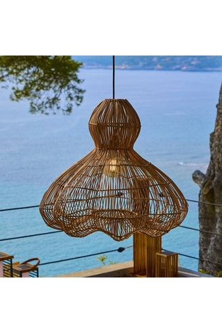 Hanglamp Ronda - 25 W - Beige - Klasse G