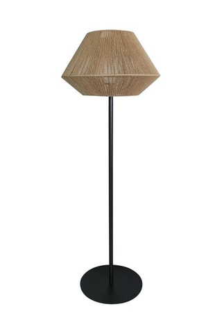 Lámpara de pie inalámbrica LED Darson Negro y natural