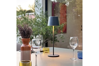 Lámpara de sobremesa LED inalámbrica Kelly - Antracita