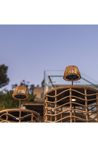 4 lampes à poser LED Boheme - 1,2 W - Beige - 14 h d'autonomie - Classe G