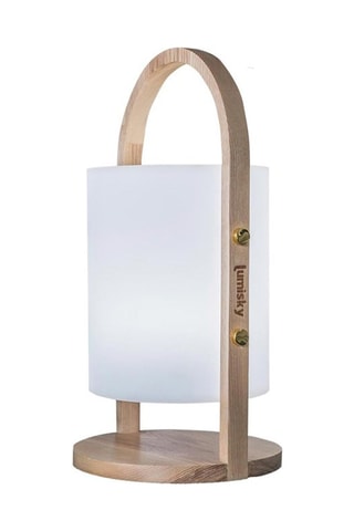 Lámpara portátil LED inalámbrica Woody - Blanco - 5 W