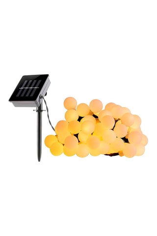 Guirnalda de luces solar Party clear hybrid - Blanco cálido