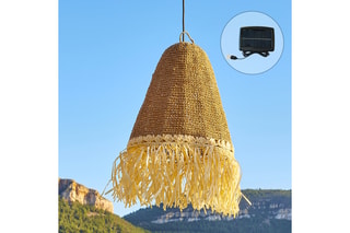 Lámpara de techo solar LED Paloma - Natural