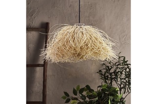 Lámpara de techo solar Froufrou - Natural y negro